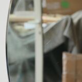 Oval beveled teak mirror - 1960 - 15.02.24.05