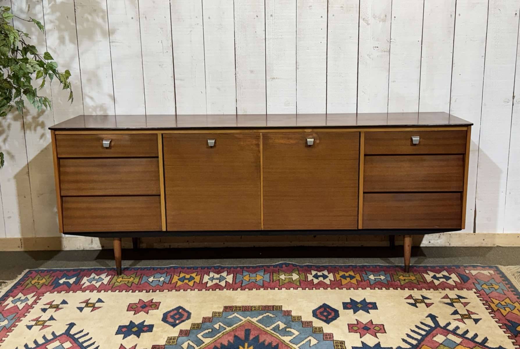1970s English enfilade in mahogany