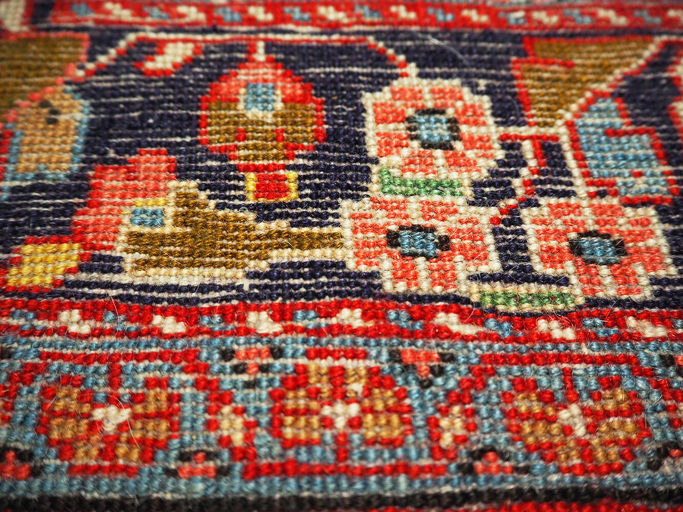 Persian carpet Djozan vintage, 108x160cm