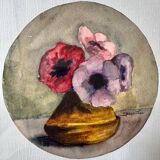 Still life with Nasturtiums signed Cornillon 20th century