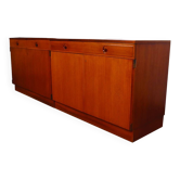 Enfilade suédoise en teck par Bertil Fridhagen pour Bodafors, 1960, set de 2