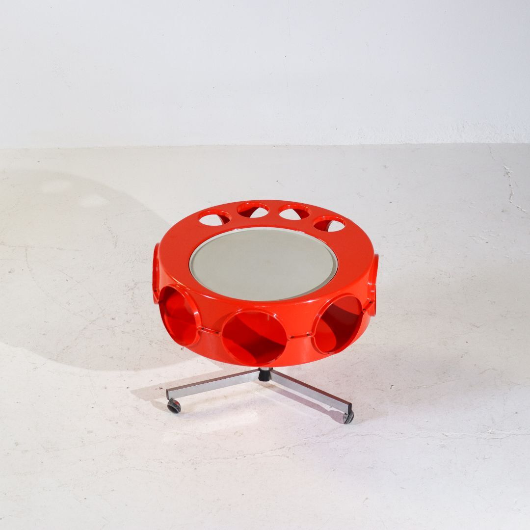 Space Age Curver Rotobar trolley