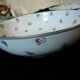 Set de 3 plats porcelaine de limoges décor fleuri