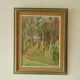 Huile sur panneau suédoise originale – « Paysage d'automne »