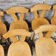 Set of 8 bistro chairs from the 1960s