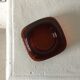 Cendrier en verre marron