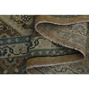 1970s Vintage Persian Handmade Wool Cotton Brown Area Rug 292x392