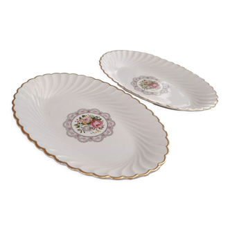 Set of 2 oval raviers k&g lunéville model tradition