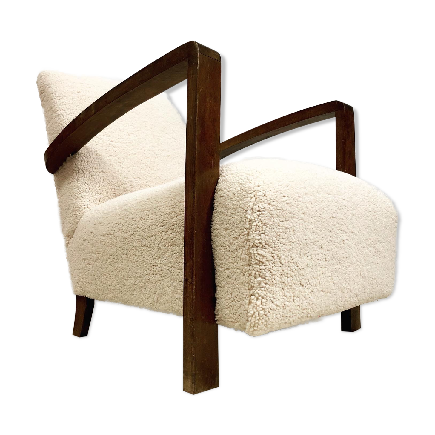 Restored art deco armchair