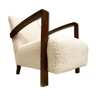 Restored art deco armchair