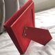 Photo frame in red velvet Bordeaux CREATION JEANCELLE - Vintage 50s