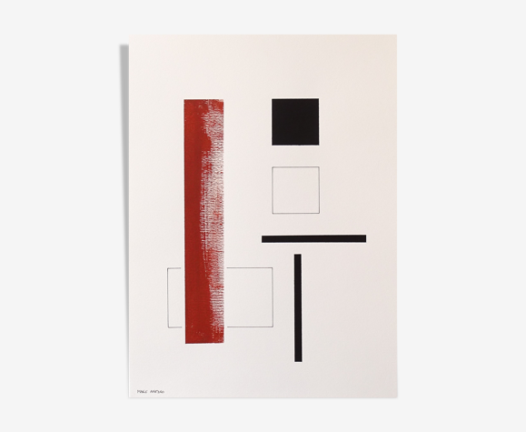 Etude rouge n°1A