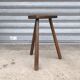 Tabouret tripode en bois 1960