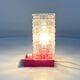 Small pink plastic lamp, 1980
