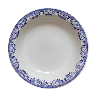 Ironware salad bowl "Capri" model Sarreguemines and Digoin art deco