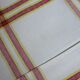 Set  de 10 serviettes de table vintage