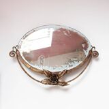 Ancien miroir en fer forgé style et époque art déco