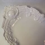 Large fish dish signed cm limoges cream / beige