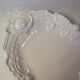 Large fish dish signed cm limoges cream / beige