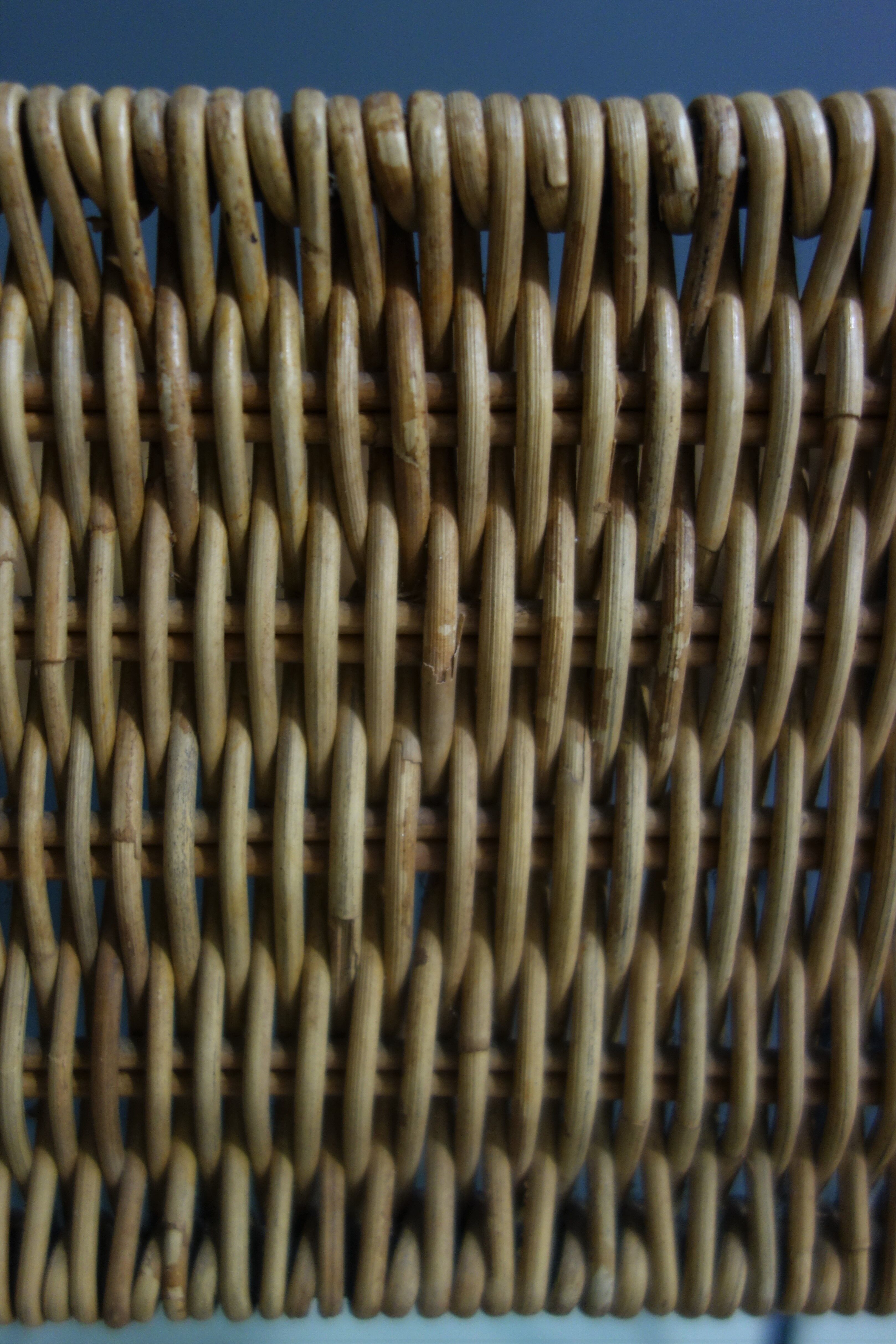 Wicker plant / flower stand 1960s