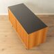 1960s sideboard, walnut veneer, black steel legs