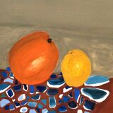 Illustration "Orange and lemon"