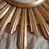 Miroir sorcière doré 52cm