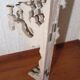 Wooden candlestick