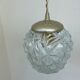 Vintage Origami glass pendant lamp