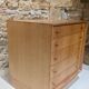 Oak chest of drawers