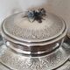 950 silver sugar bowl Minerva Guilloche (455 gr)