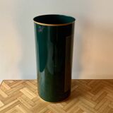 Old enameled sheet metal umbrella stand - duck decoration