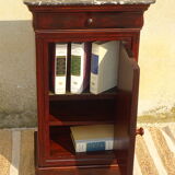 Louis-Philippe bedside in flamed mahogany