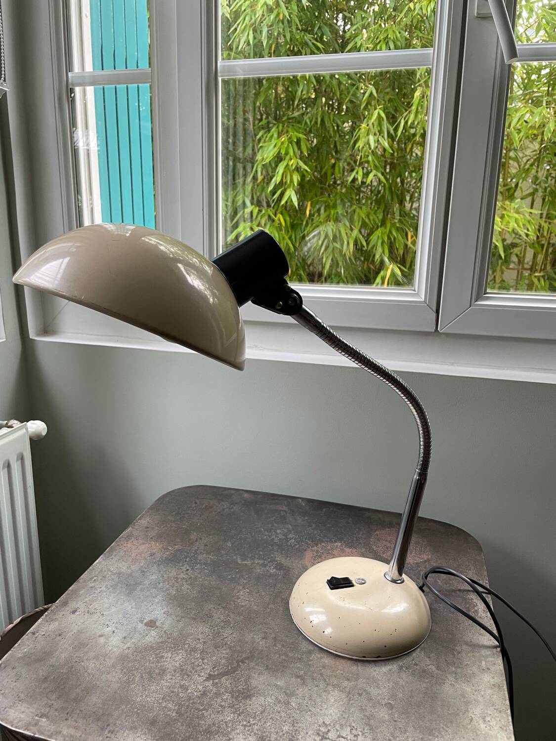 vintage industrial articulated lamp
