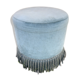 Blue Velvet pouf