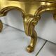 Vintage oval mirror Deknudt plus matching console