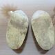 Pair of brass slipper ashtrays 60s 70s