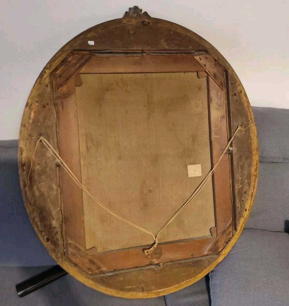 Superb old Italian school portrait of pious reading Fortunato Bello