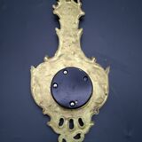 Baromètre en bronze doré, style Louis XV
