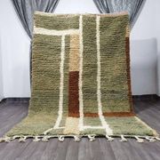 Tapis berbère fait main sur mesure à motifs colorés 1,4/2,6 m