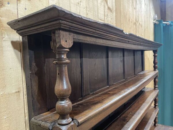 Vaisselier 3 portes du nord de la France en chêne du 18ème siècle