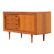 Buffet en teck Svend Dyrlund avec portes tambour