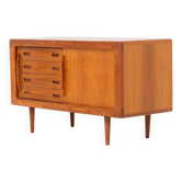 Buffet en teck Svend Dyrlund avec portes tambour