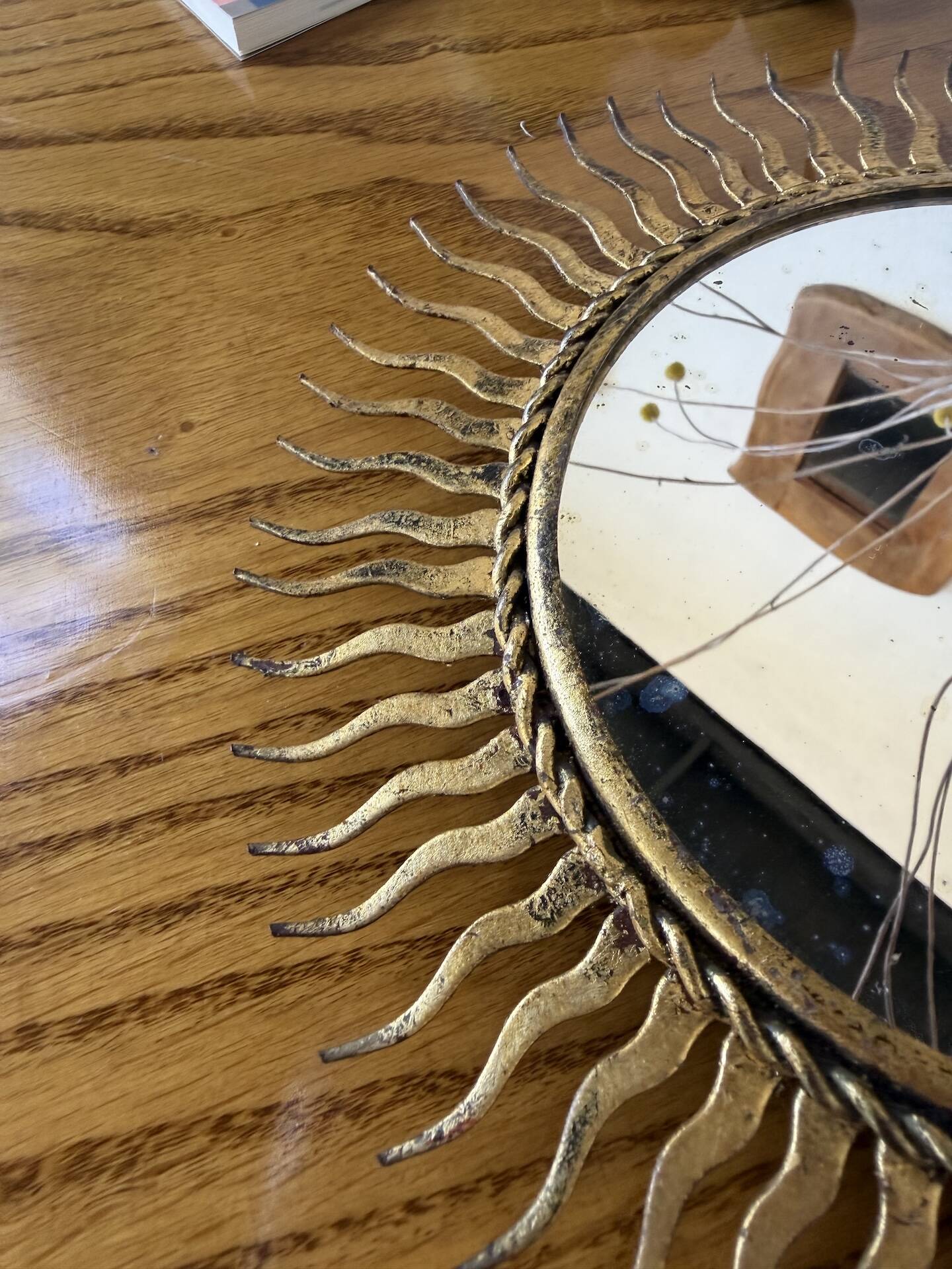Sun mirror or patinated XS