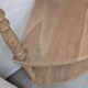 Étage d'angle en bois - Quart de cercle