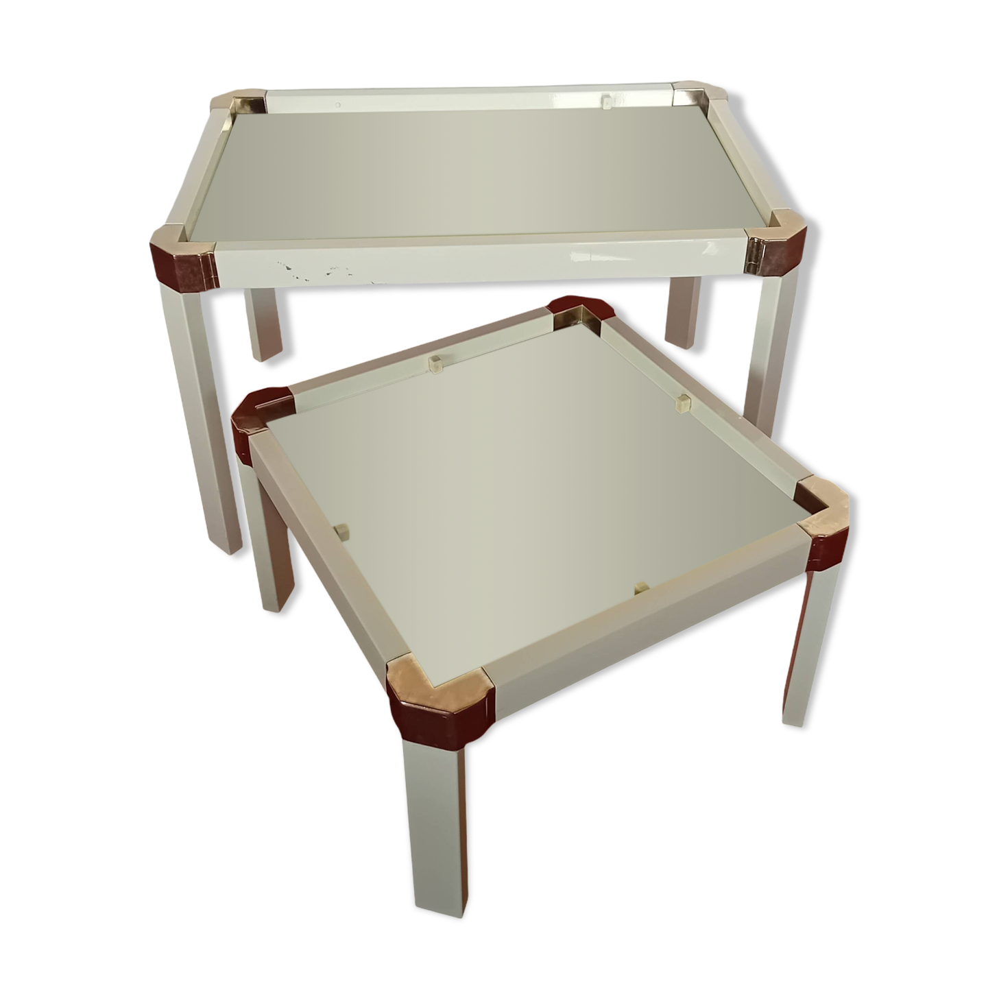 Roméo Rega nesting coffee table model "Barbara"