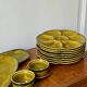 Oyster service in Gien earthenware