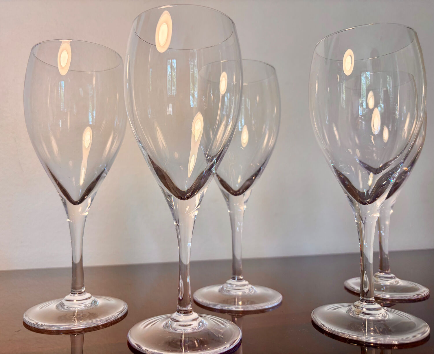 7 p. Bayel champagne glasses/wine glasses