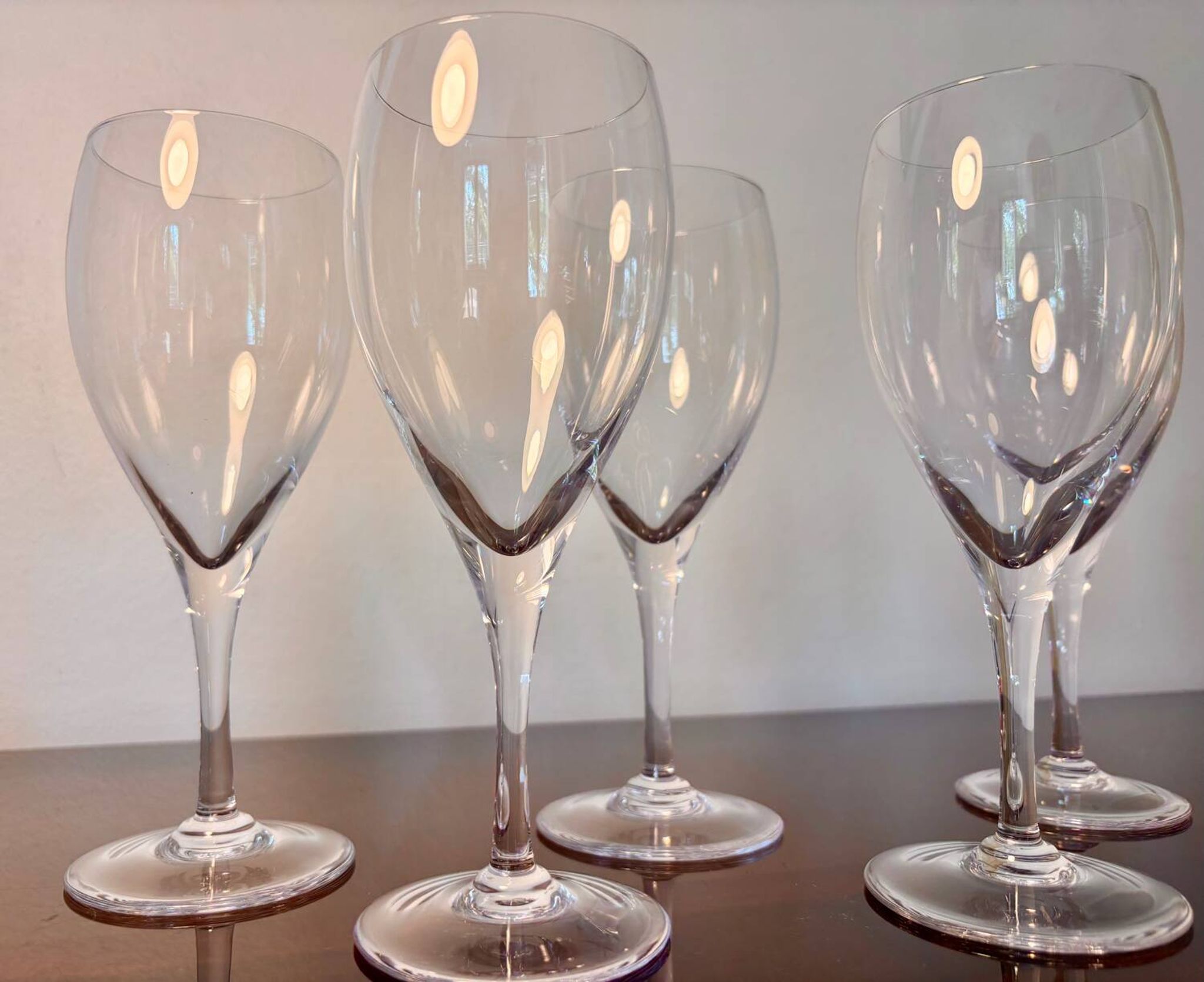 7 p. Bayel champagne glasses/wine glasses