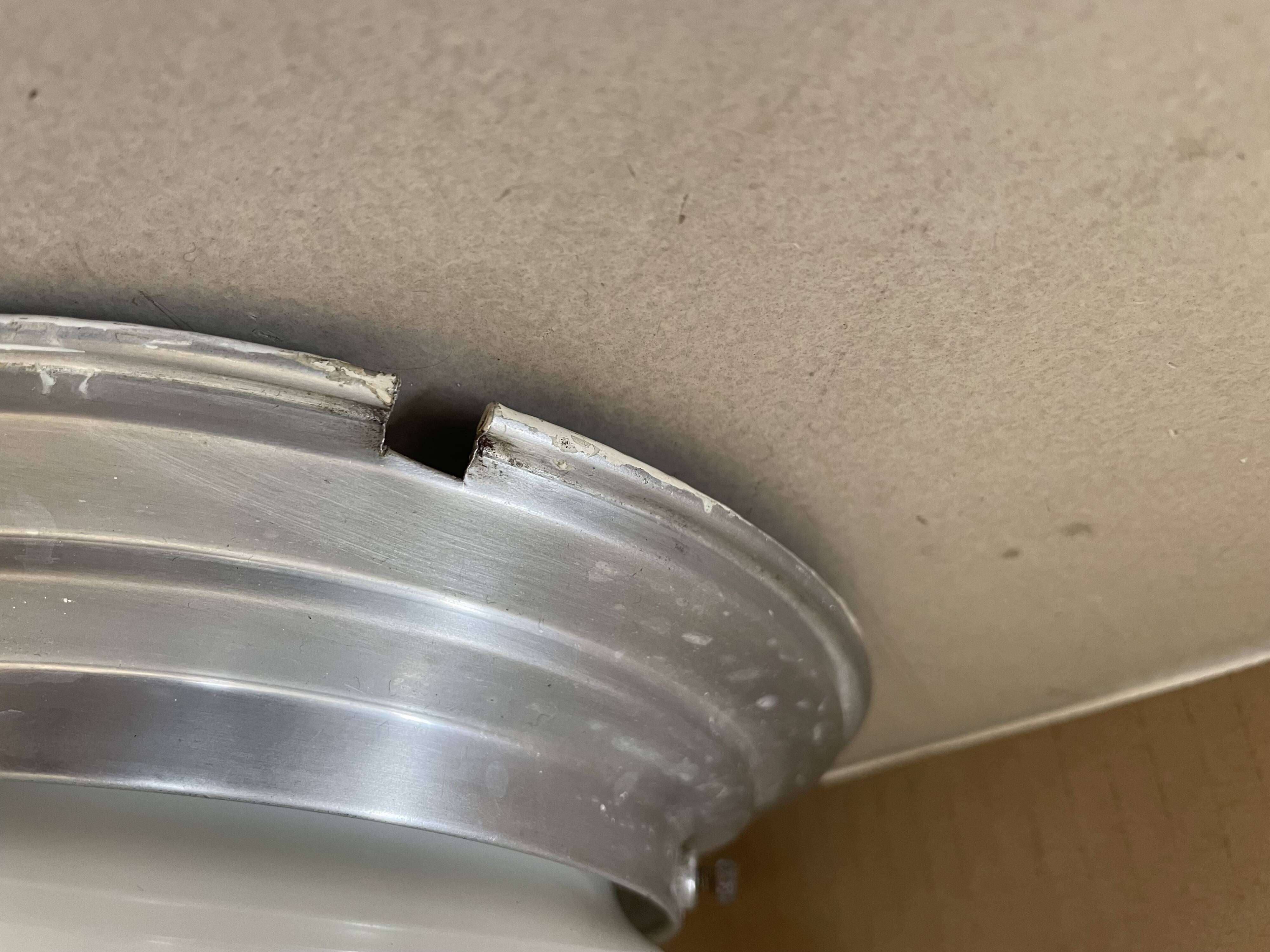 Large old ceiling light D25cm